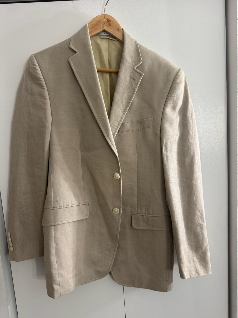 Ralph Lauren Light Beige Linen Sport Coat